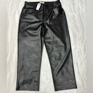 Abercrombie & Fitch Black Wide Leg Pants